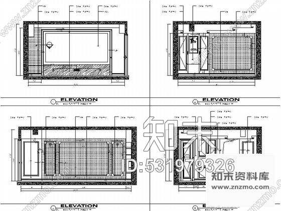 施工图浙江上虞简约欧式四层别墅装修CAD施工图含效果图cad施工图下载【ID:531979326】