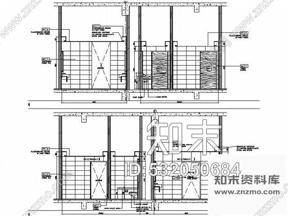 施工图广州某国际酒店公共卫生间装修图施工图下载【ID:532050684】