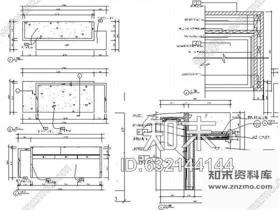 施工图浙江5号楼单身公寓大堂室内装修图施工图下载【ID:632144144】