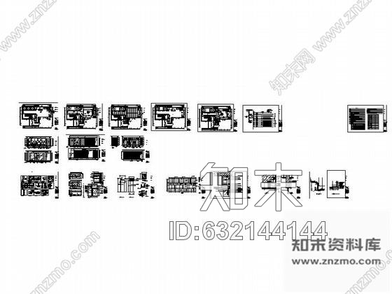 施工图浙江5号楼单身公寓大堂室内装修图施工图下载【ID:632144144】