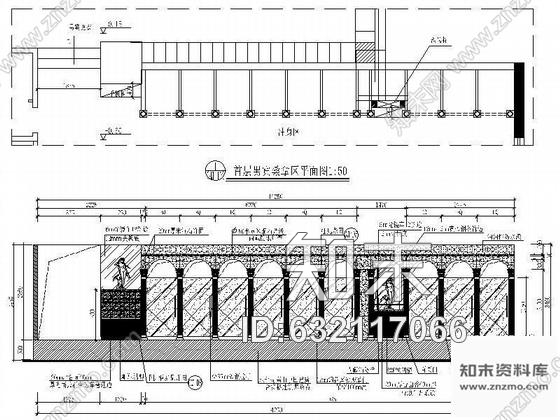 施工图深圳大型洗浴空间男宾桑拿区装修图cad施工图下载【ID:632117066】