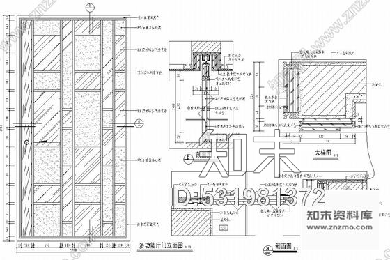 施工图风景幽雅山水相依现代风格三层别墅装修图cad施工图下载【ID:531981372】