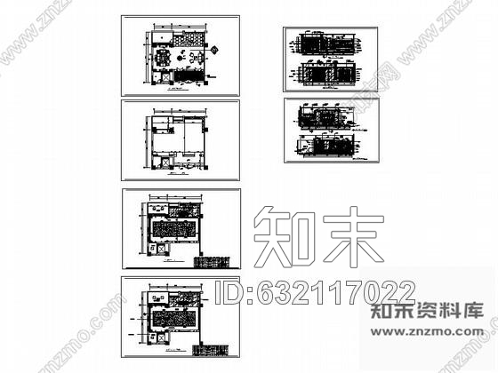 施工图郑州某时尚会所雪茄洋酒房装修图cad施工图下载【ID:632117022】