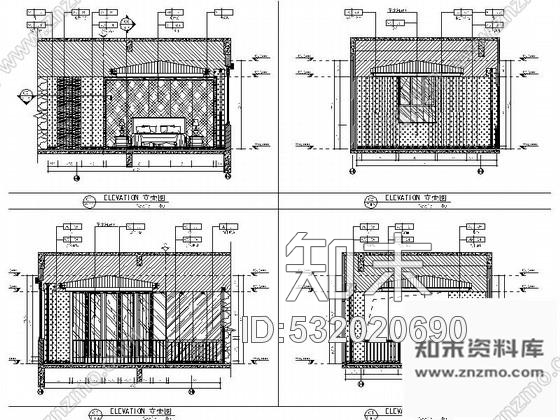 施工图西藏LOFT样式两层户型酒店客房室内施工图cad施工图下载【ID:532020690】