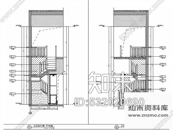施工图西藏LOFT样式两层户型酒店客房室内施工图cad施工图下载【ID:532020690】