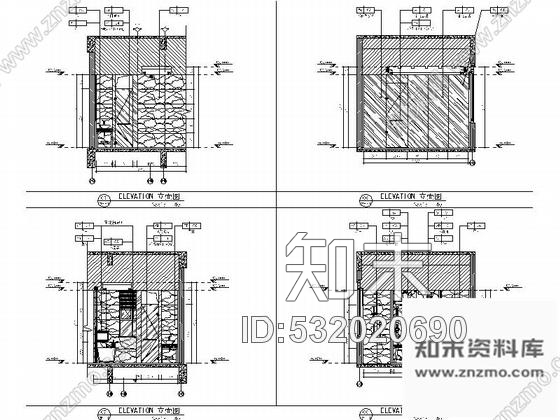 施工图西藏LOFT样式两层户型酒店客房室内施工图cad施工图下载【ID:532020690】