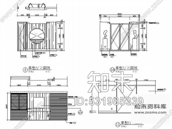 施工图上海浦东新区现代双层别墅装修图cad施工图下载【ID:531985339】