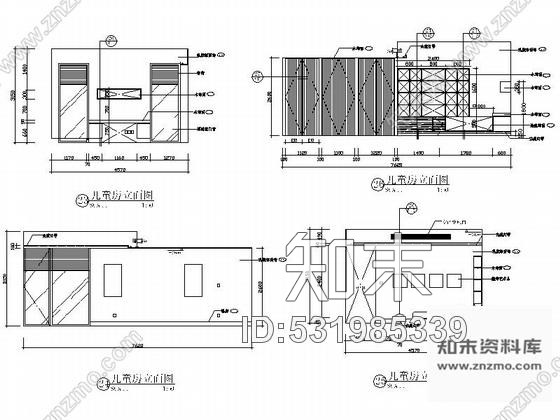 施工图上海浦东新区现代双层别墅装修图cad施工图下载【ID:531985339】