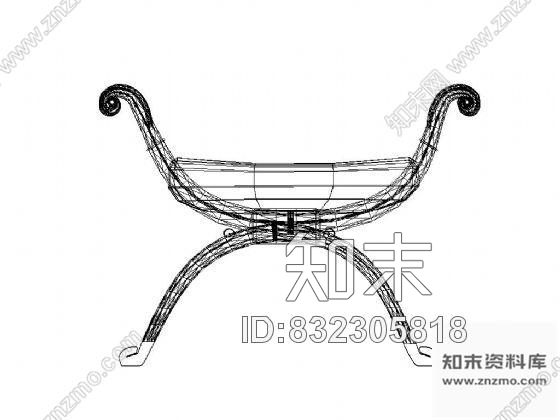 图块/节点CAD椅子图块集cad施工图下载【ID:832305818】