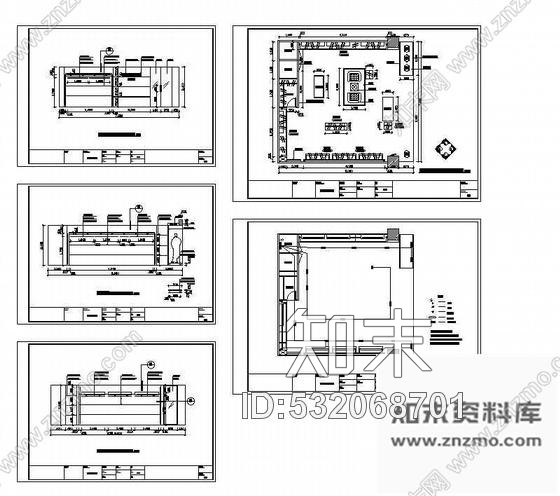 施工图某服装专卖店设计方案cad施工图下载【ID:532068701】