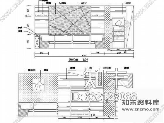 施工图某大型钱柜KTV室内装修图cad施工图下载【ID:632128088】
