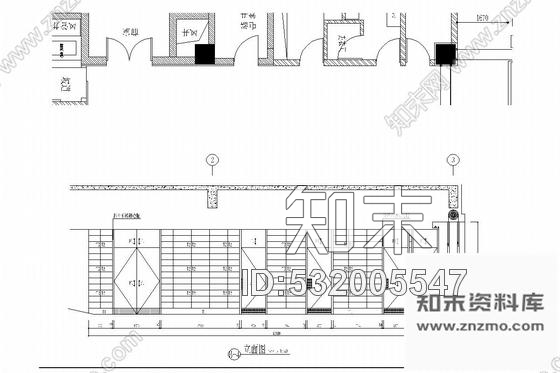 施工图北京西南卫星城旅游风景区自助烤肉店室内施工图cad施工图下载【ID:532005547】