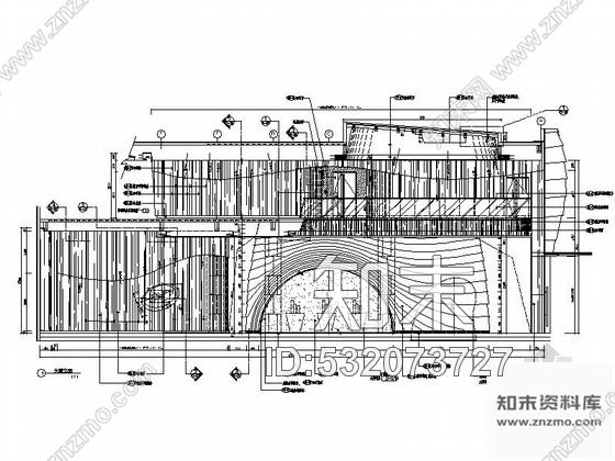 施工图江苏某精品小区售楼处室内装修施工图cad施工图下载【ID:532073727】