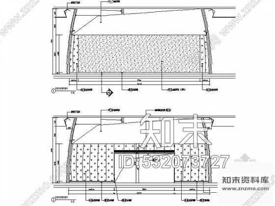 施工图江苏某精品小区售楼处室内装修施工图cad施工图下载【ID:532073727】