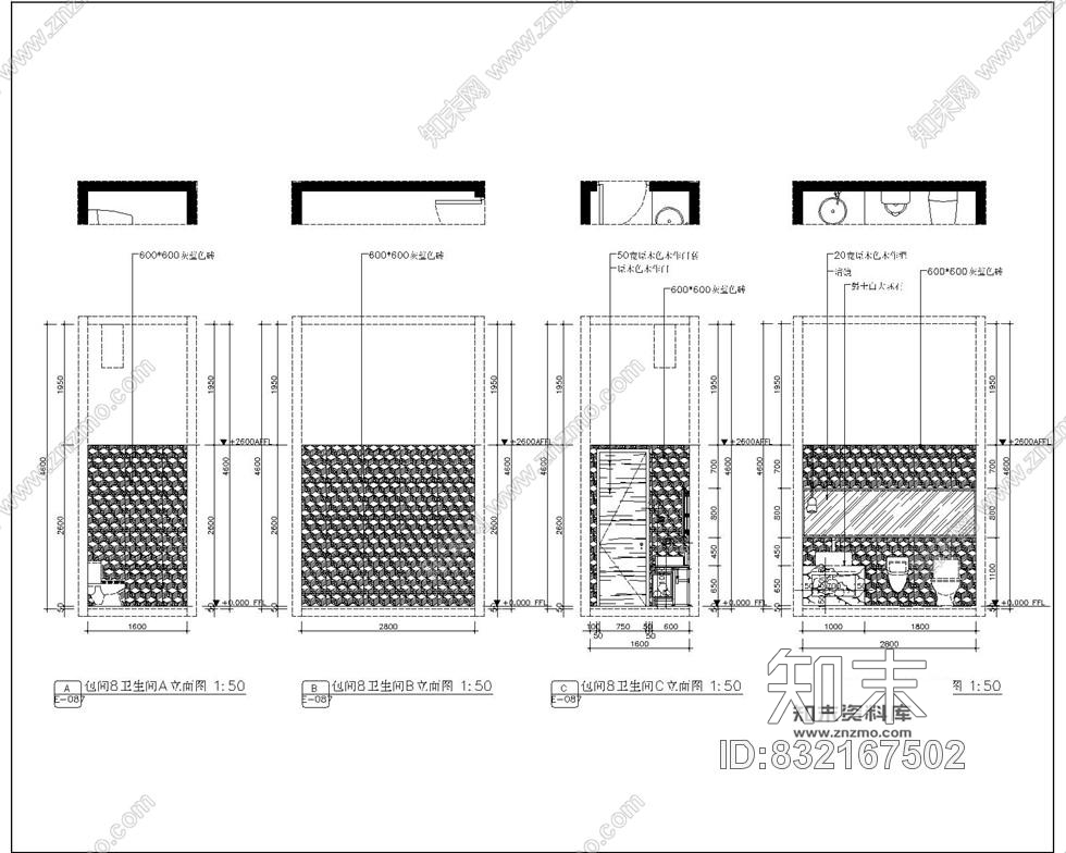 3000多平方米的足浴保健中心室内装修施工图含实景松山行足道施工图下载【ID:832167502】