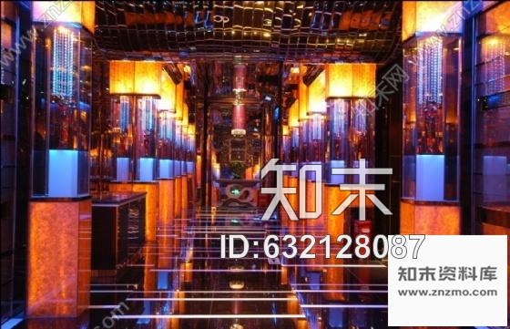 施工图温州新南亚KTV室内装修图含实景cad施工图下载【ID:632128087】