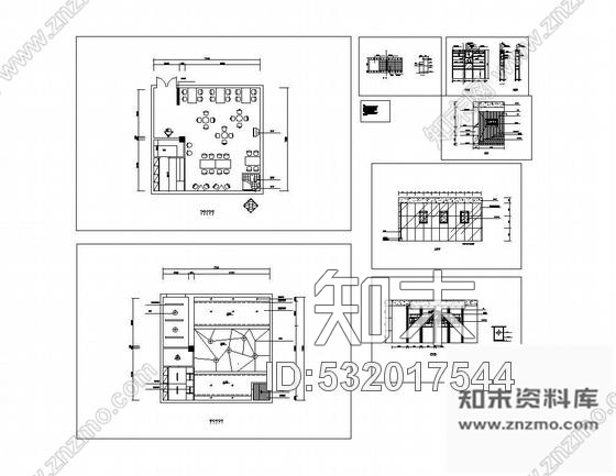 某小酒吧装修图cad施工图下载【ID:532017544】