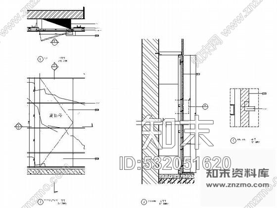 施工图安徽五星级酒店多功能厅室内装修图cad施工图下载【ID:532051620】