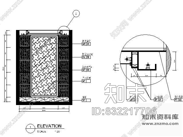 图块/节点酒店电梯桥箱施详图cad施工图下载【ID:832217706】