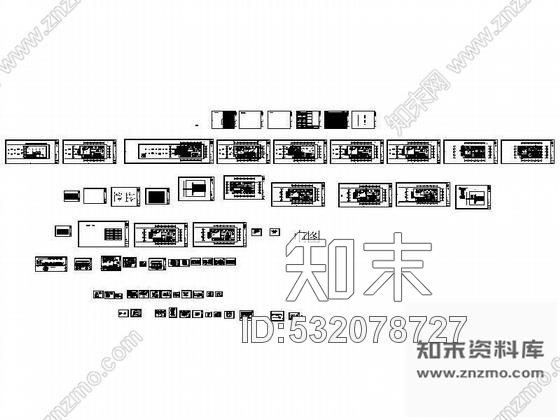 施工图天津某售楼处设计施工图(装饰.水电)cad施工图下载【ID:532078727】