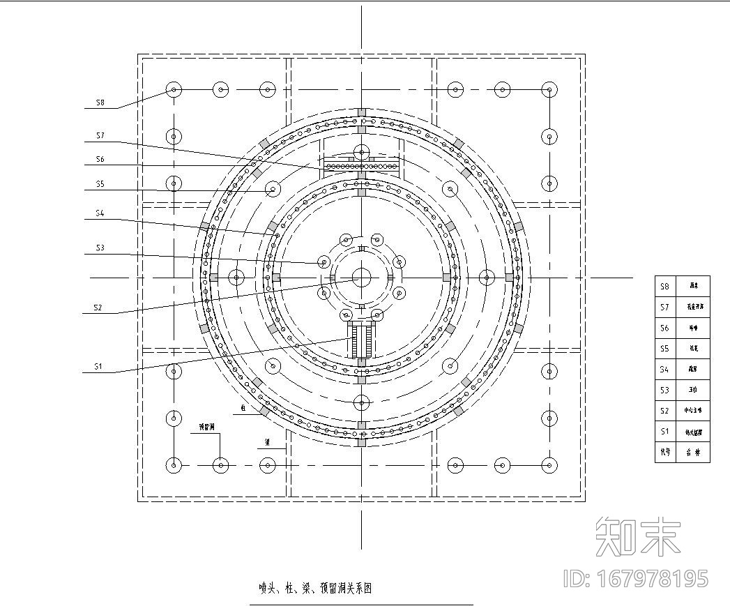 67景观细部施工图旱喷旱池设计施工图下载