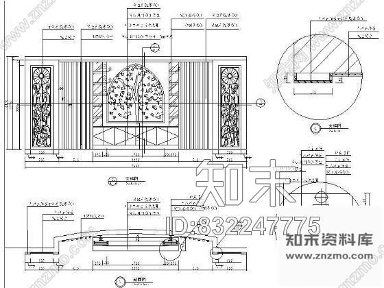 图块/节点接待区装饰图cad施工图下载【ID:832247775】