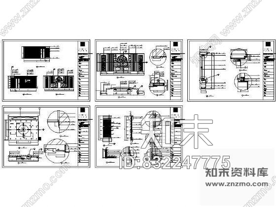 图块/节点接待区装饰图cad施工图下载【ID:832247775】