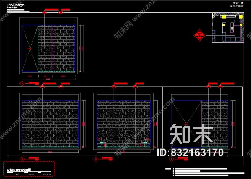 酒店式公寓上海桀思空间-城家公寓金沙路店公共+客房区域丨CAD施工图+物料.施工图下载【ID:832163170】