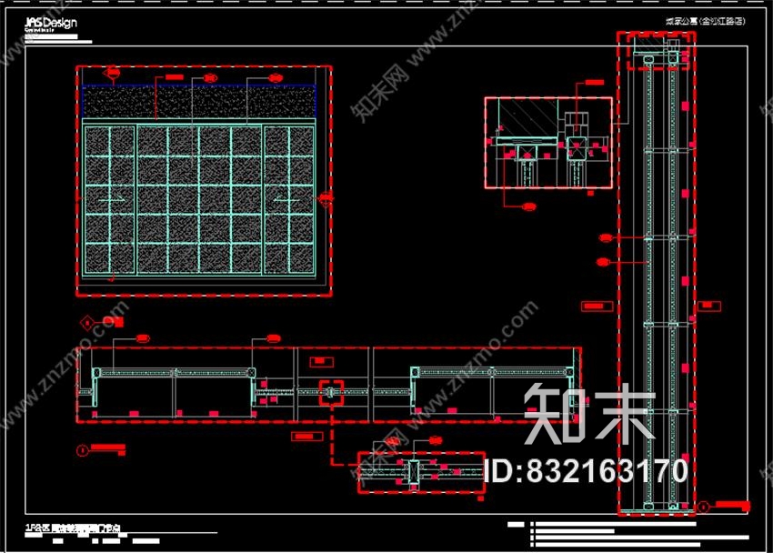 酒店式公寓上海桀思空间-城家公寓金沙路店公共+客房区域丨CAD施工图+物料.施工图下载【ID:832163170】