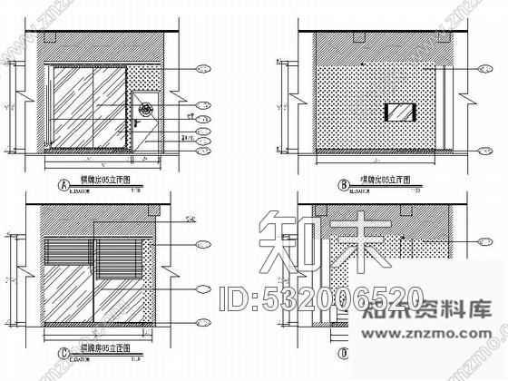 施工图湖南现代时尚风格西餐厅装修施工图cad施工图下载【ID:532006520】