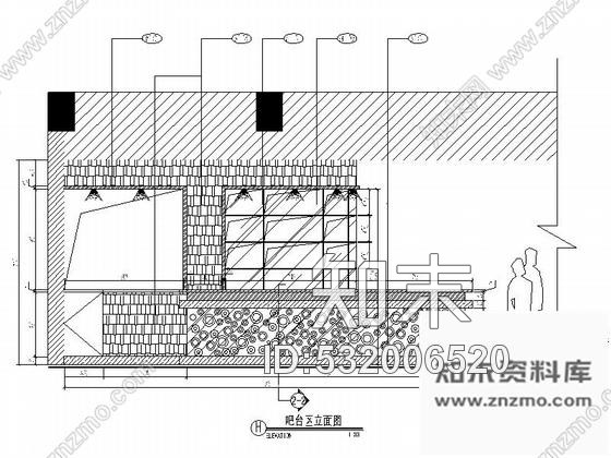 施工图湖南现代时尚风格西餐厅装修施工图cad施工图下载【ID:532006520】