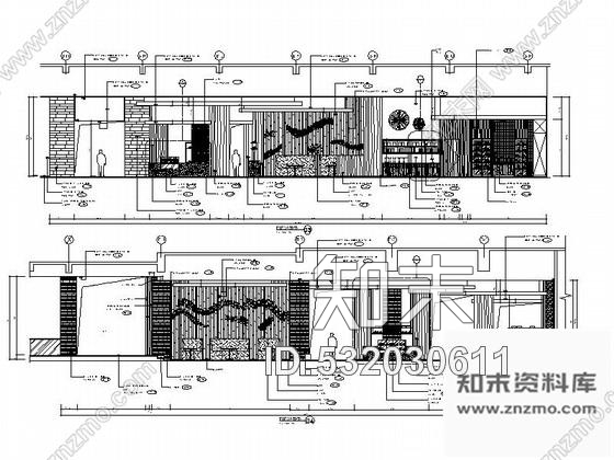 施工图浙江度假酒店餐厅室内装修CAD施工图含效果施工图下载【ID:532030611】