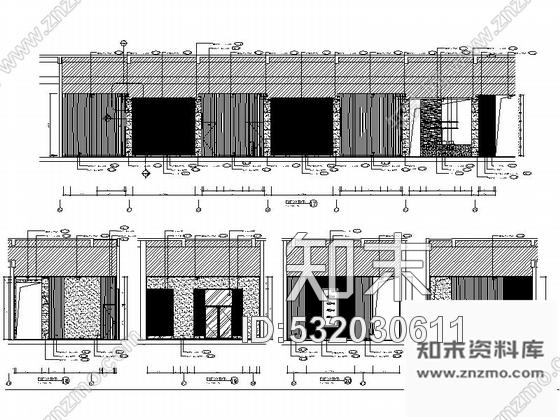 施工图浙江度假酒店餐厅室内装修CAD施工图含效果施工图下载【ID:532030611】