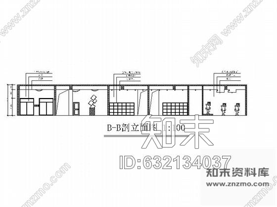 施工图某现代健身房室内装修施工图cad施工图下载【ID:632134037】