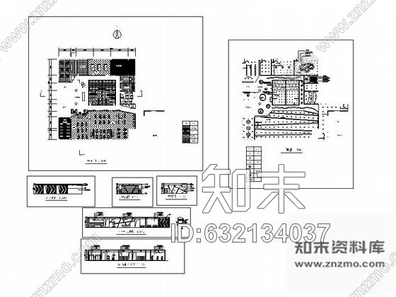 施工图某现代健身房室内装修施工图cad施工图下载【ID:632134037】
