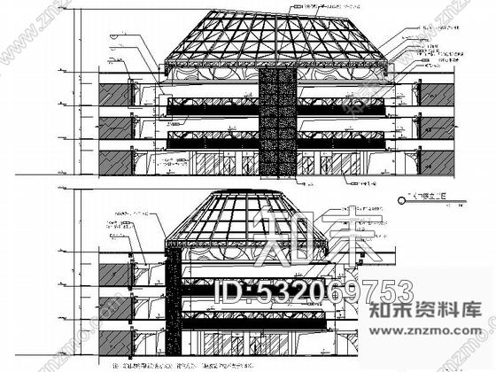 施工图青岛知名广场步行商业街商场室内竣工图cad施工图下载【ID:532069753】