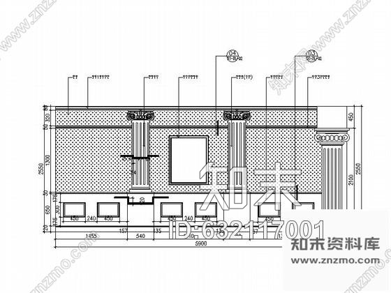 施工图某奢华欧式足疗会所大厅装修图含效果cad施工图下载【ID:632117001】