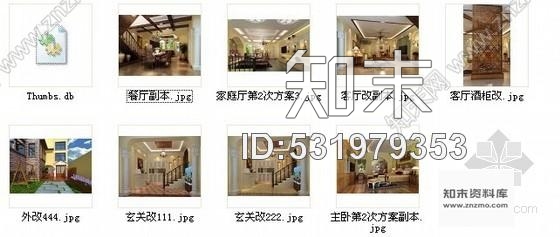 施工图精品地中海双层别墅室内装修施工图含效果cad施工图下载【ID:531979353】