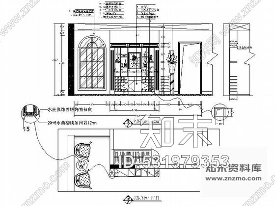 施工图精品地中海双层别墅室内装修施工图含效果cad施工图下载【ID:531979353】