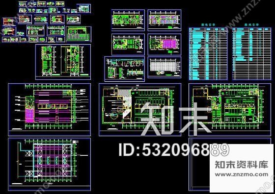 施工图某汽车贸易公司装修图cad施工图下载【ID:532096889】