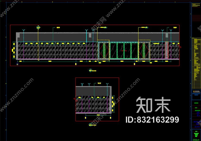 深圳中心项目CAD施工图+效果图cad施工图下载【ID:832163299】