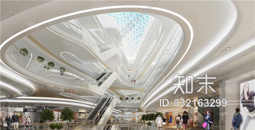 深圳中心项目CAD施工图+效果图cad施工图下载【ID:832163299】