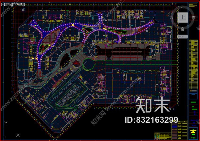深圳中心项目CAD施工图+效果图cad施工图下载【ID:832163299】