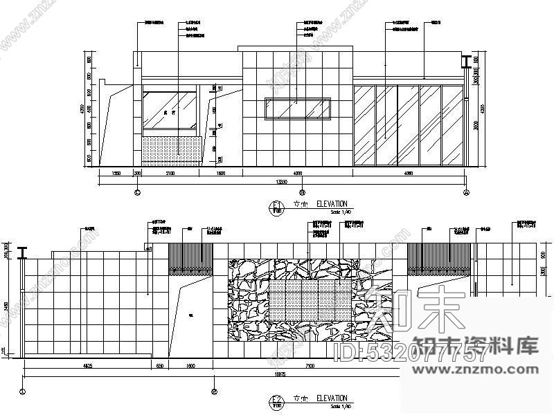 施工图某售楼处中心装修图(含实景)cad施工图下载【ID:532077757】