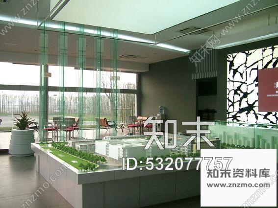 施工图某售楼处中心装修图(含实景)cad施工图下载【ID:532077757】
