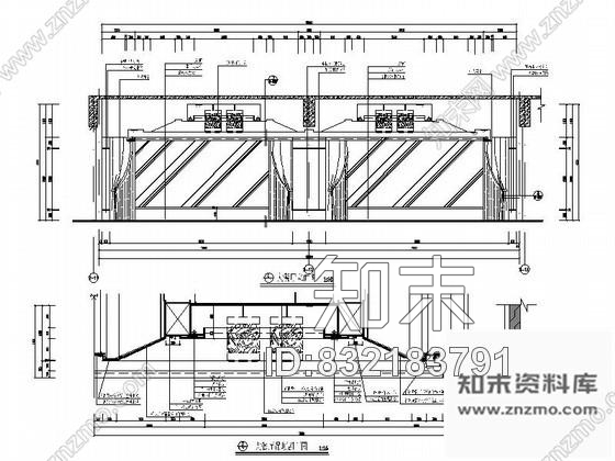 图块/节点豪华五星级酒店大餐厅立面CAD详图cad施工图下载【ID:832183791】