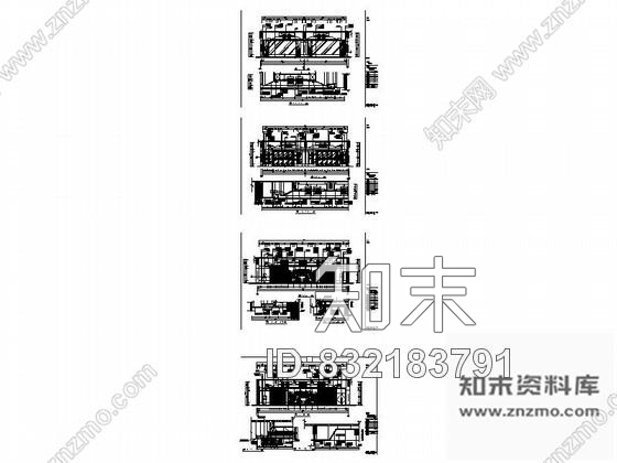 图块/节点豪华五星级酒店大餐厅立面CAD详图cad施工图下载【ID:832183791】