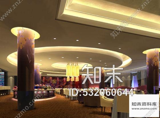 施工图某五星大酒店二层装修图(含效果)cad施工图下载【ID:532060644】