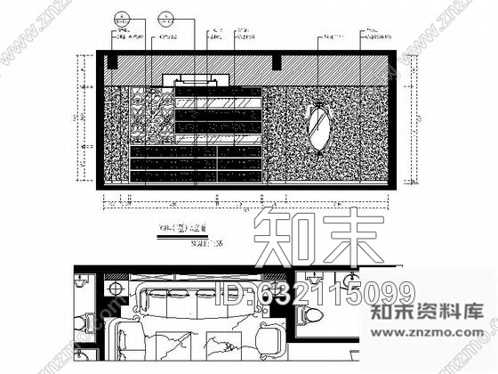 施工图福建豪华国际音乐会所包厢装修图含效果cad施工图下载【ID:632115099】