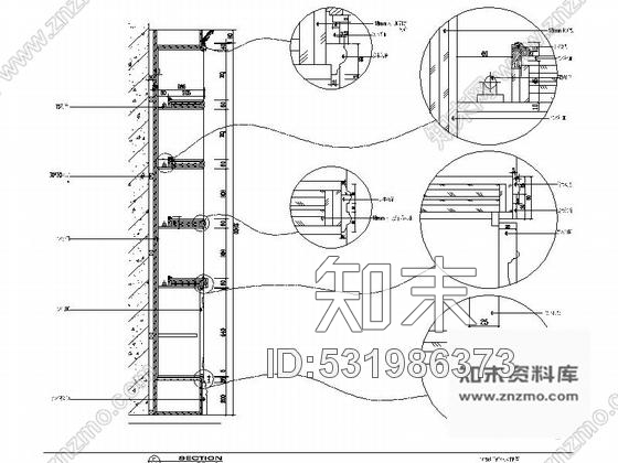 施工图江苏独栋豪华三层别墅室内装修施工图含效果cad施工图下载【ID:531986373】